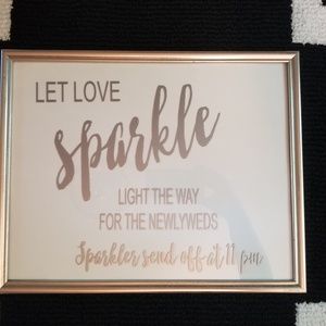 Sparkler Send Off Wedding Signs